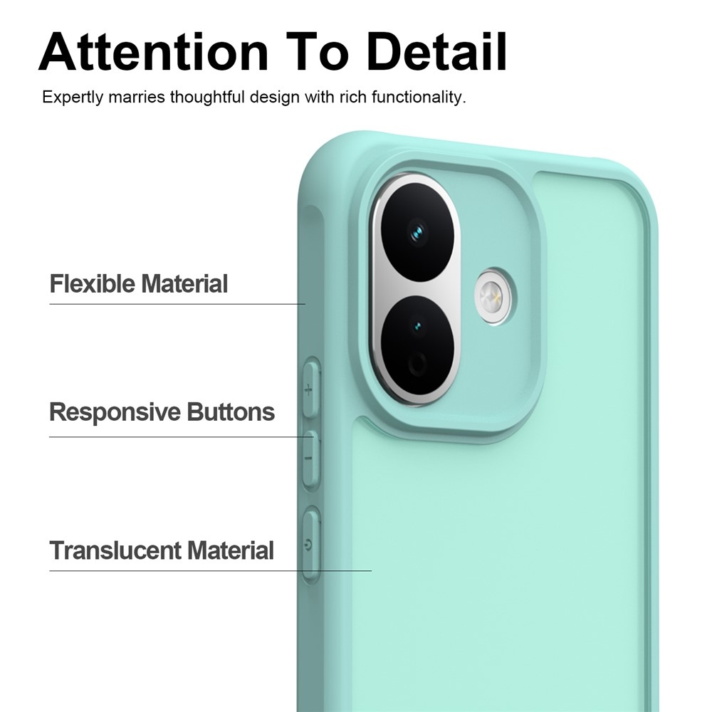 Proof gelový obal s pevnými zády na Xiaomi Redmi Note 17 Pro 5G - světlezelený
