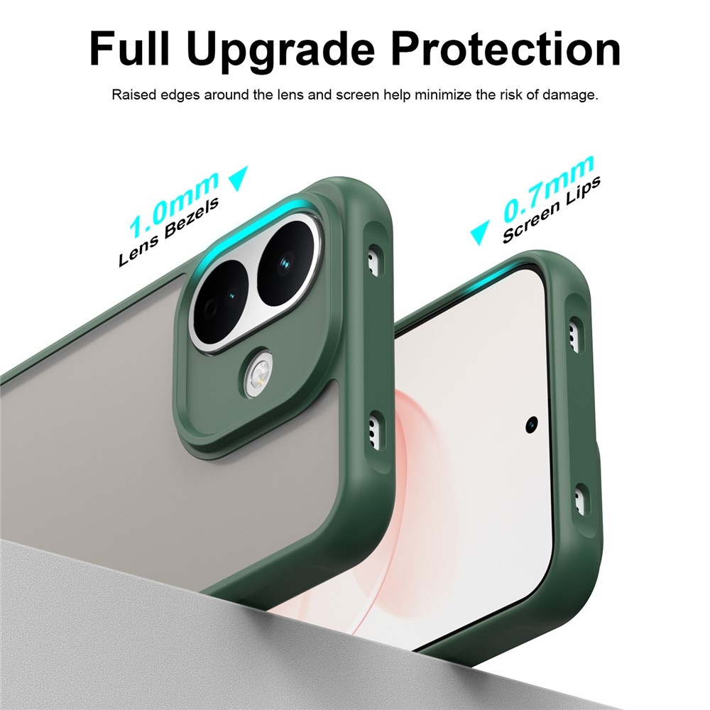 Proof gelový obal s pevnými zády na Xiaomi Redmi Note 17 Pro 5G - zelený
