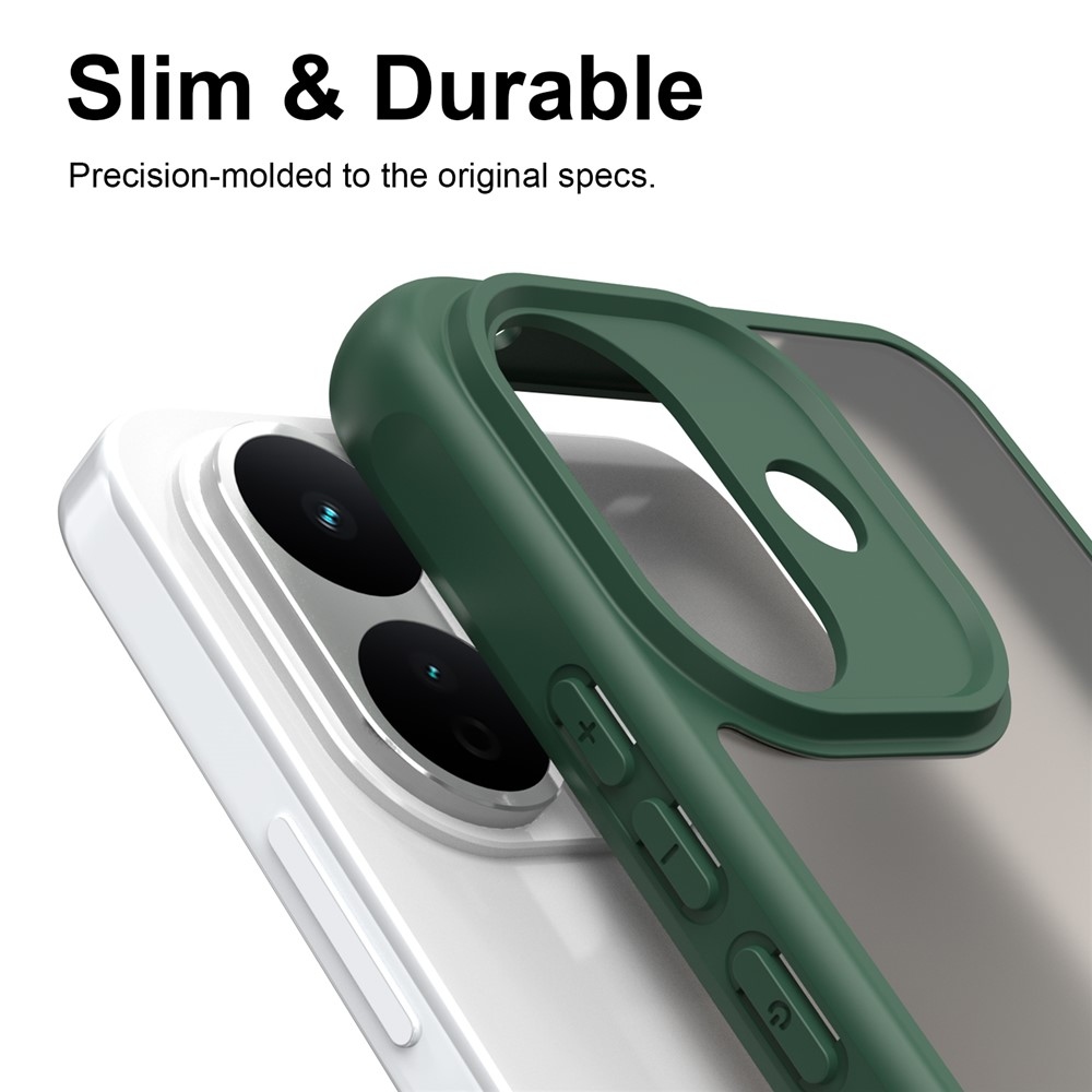 Proof gelový obal s pevnými zády na Xiaomi Redmi Note 17 Pro 5G - zelený