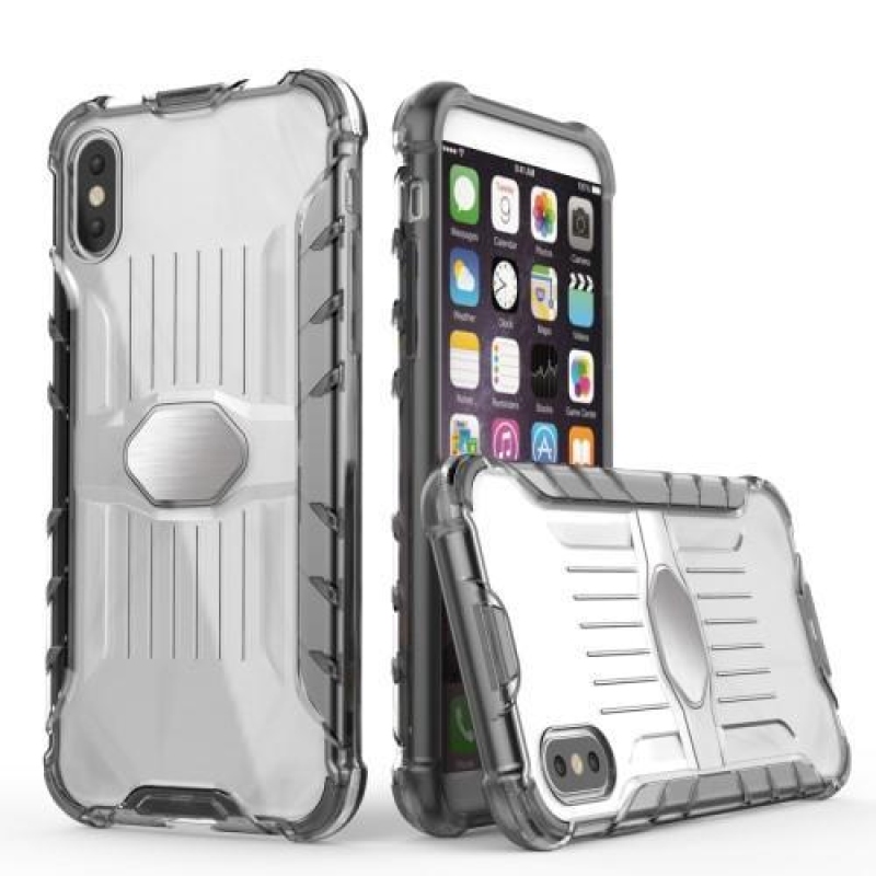 Proof odolný hybridní obal na iPhone X - šedý