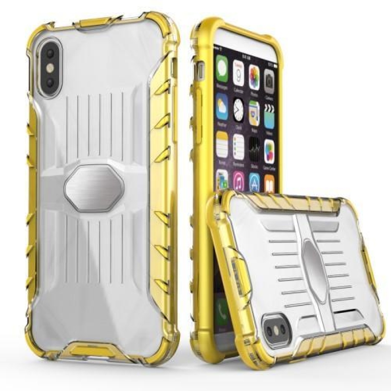 Proof odolný hybridní obal na iPhone X - žlutý