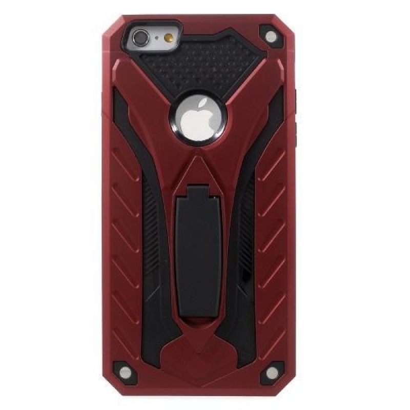 Proof odolný obal s výklopným stojánkem na iPhone 6 Plus a iPhone 6s Plus - červený