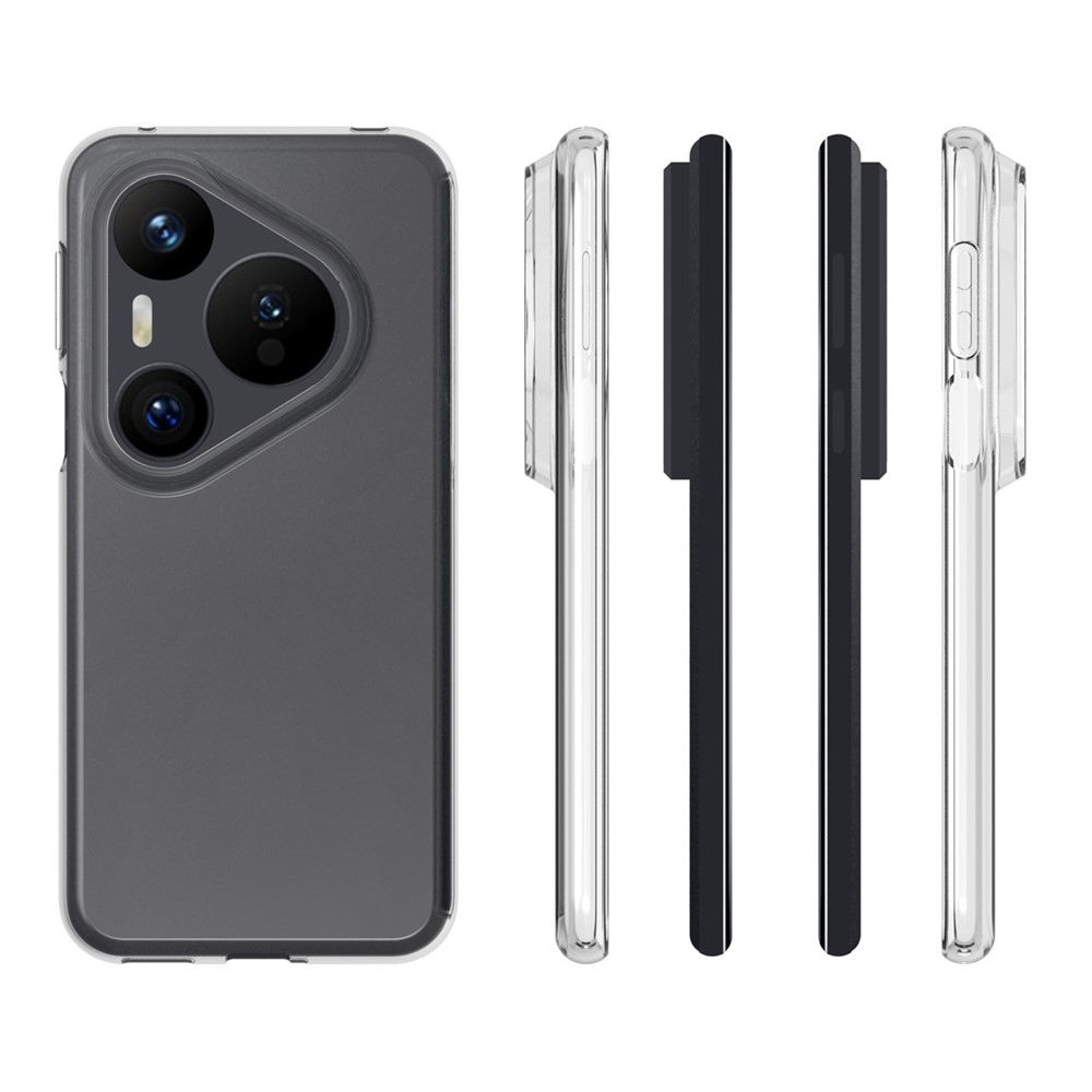 Průhledný gelový obal na Huawei Pura 80 Pro - průhledný