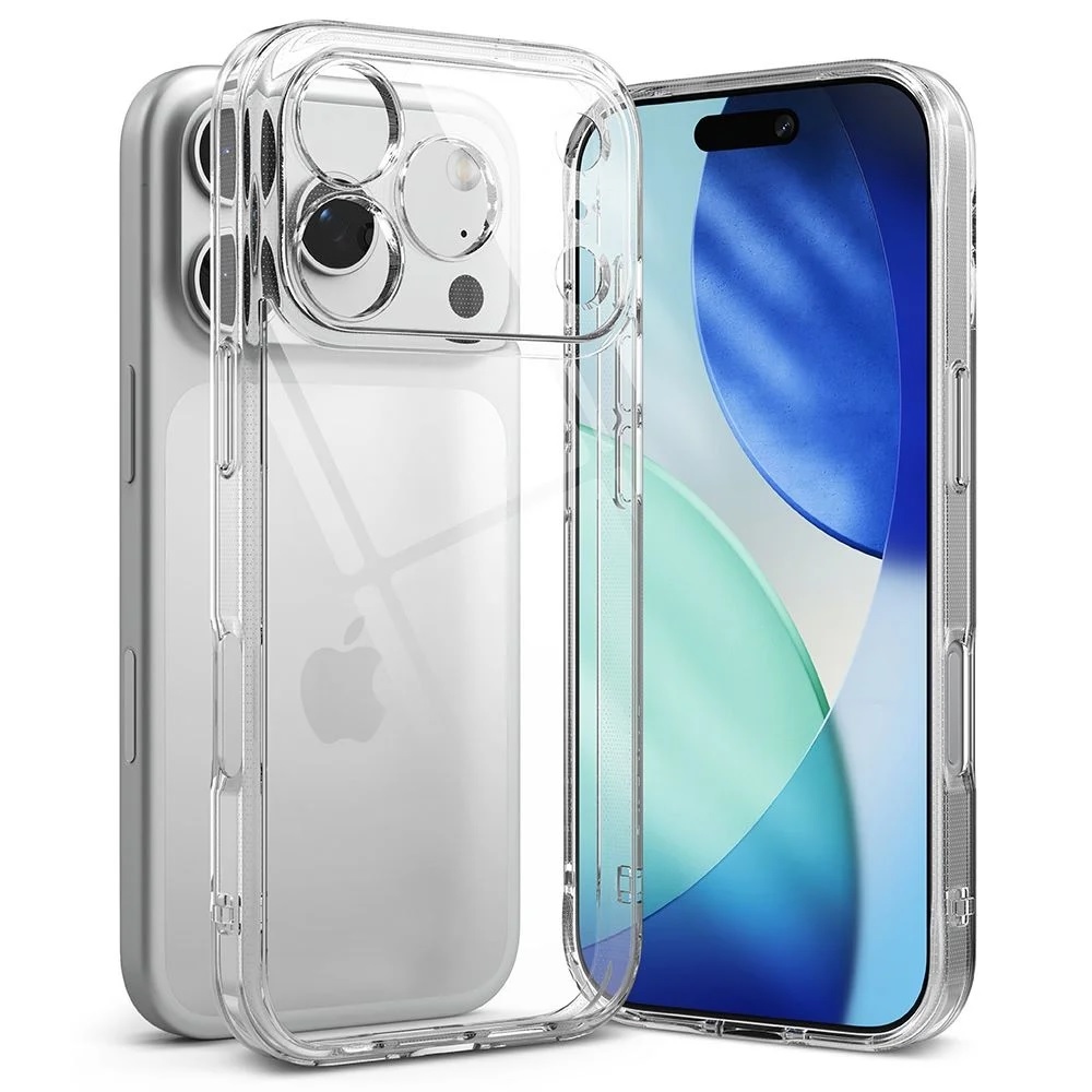 Průhledný gelový obal na iPhone 17 Pro - průhledný