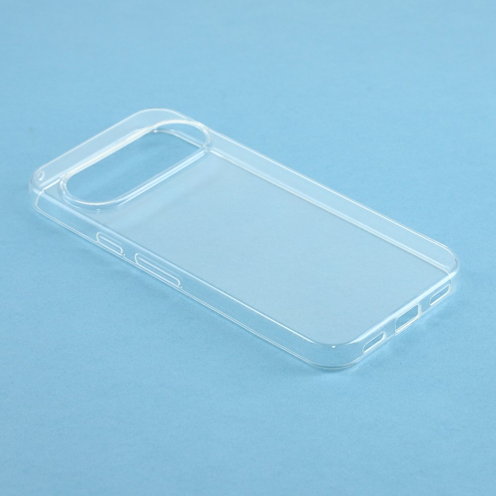 Průhledný gelový obal na mobil Google Pixel 11 - průhledný