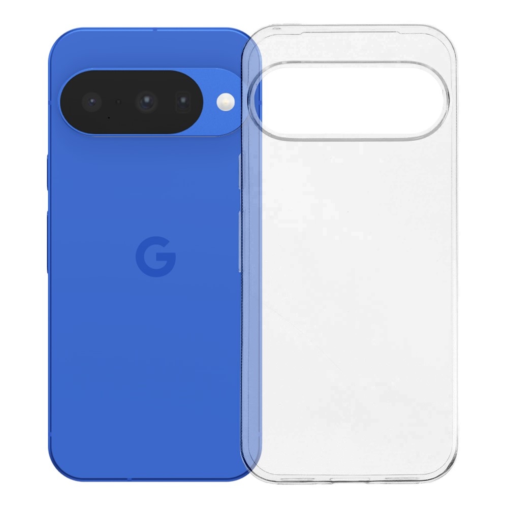 Průhledný gelový obal na mobil Google Pixel 11 - průhledný