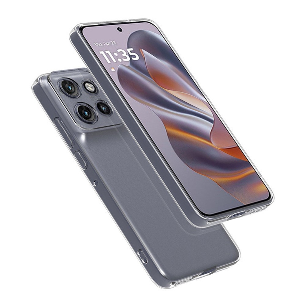 Průhledný gelový obal na mobil Motorola Edge 50 Neo 5G - průhledný