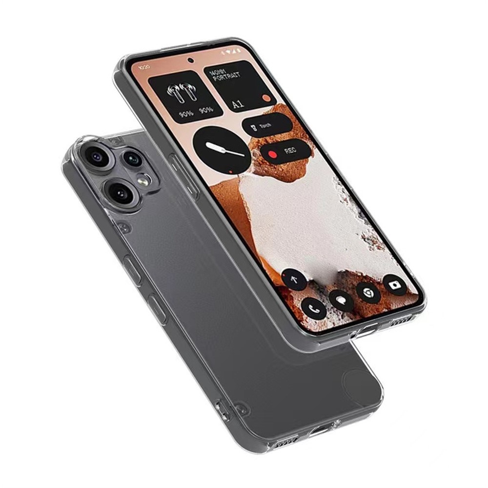Průhledný gelový obal na mobil Nothing CMF Phone 2 Pro - průhledný