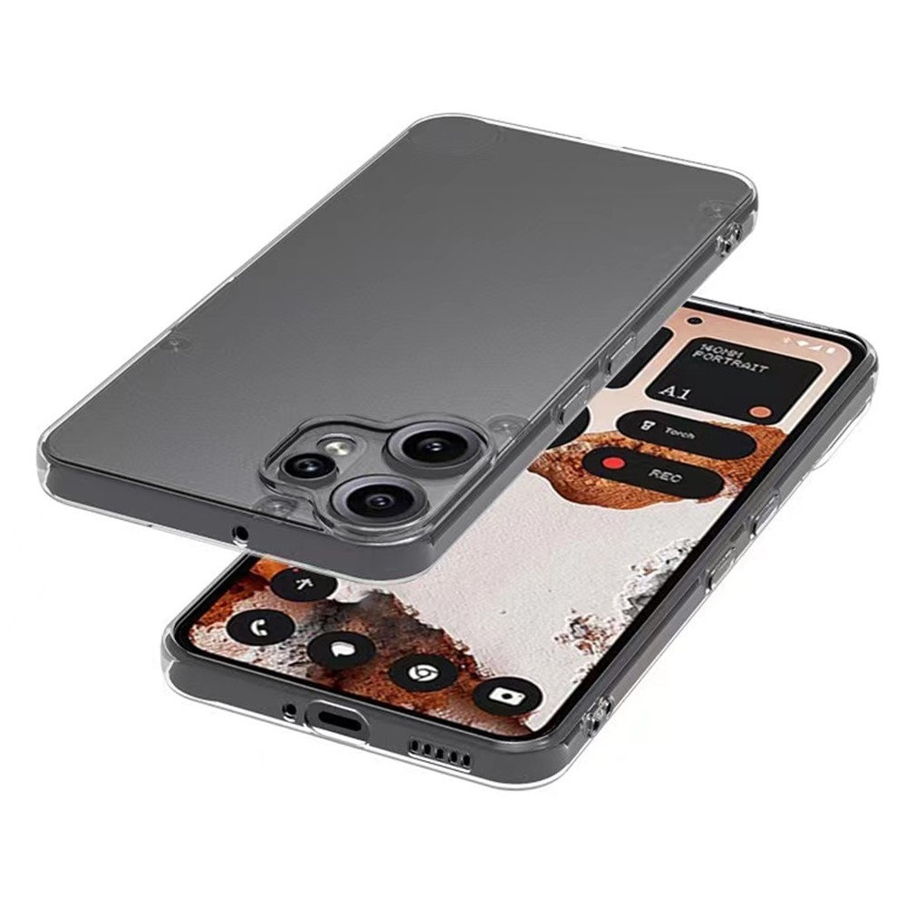 Průhledný gelový obal na mobil Nothing CMF Phone 2 Pro - průhledný
