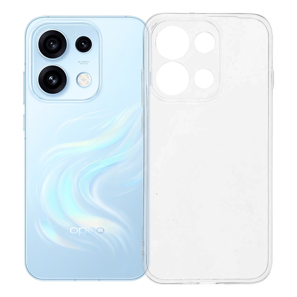 Průhledný gelový obal na mobil Oppo Reno 16 Pro 5G - průhledný
