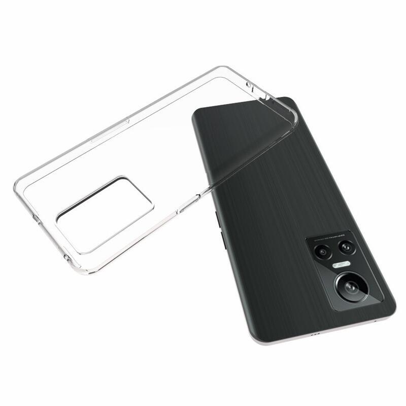 Průhledný gelový obal na mobil Realme GT Neo 3 - průhledný