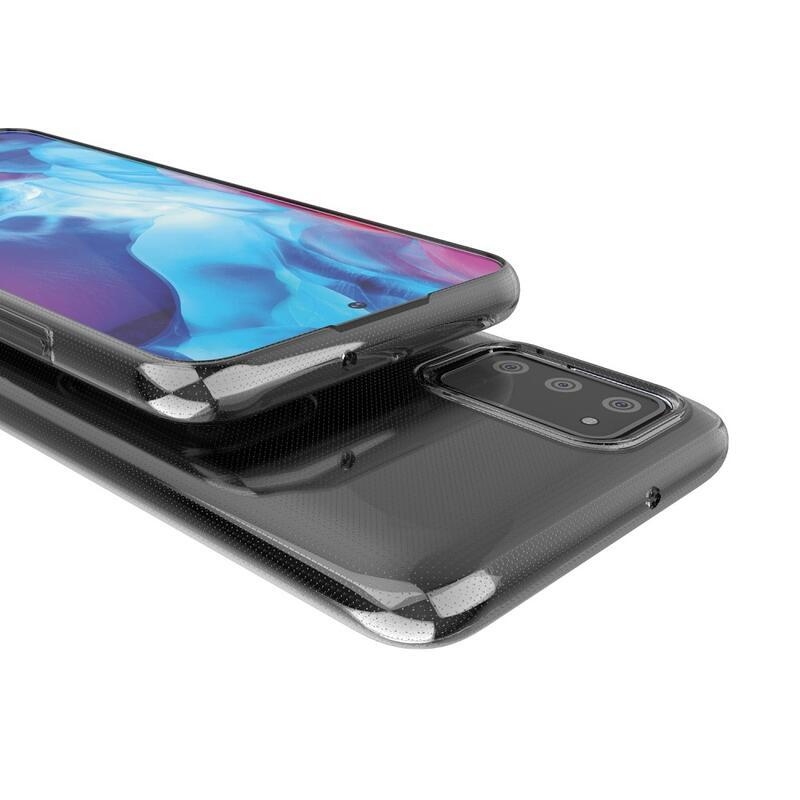 Průhledný gelový obal na mobil Samsung Galaxy A03s (166.6 x 75.9 x 9.1mm) - průhledný