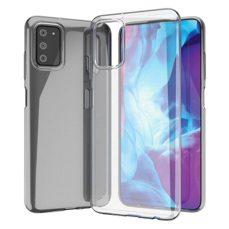 Průhledný gelový obal na mobil Samsung Galaxy A03s (166.6 x 75.9 x 9.1mm) - průhledný
