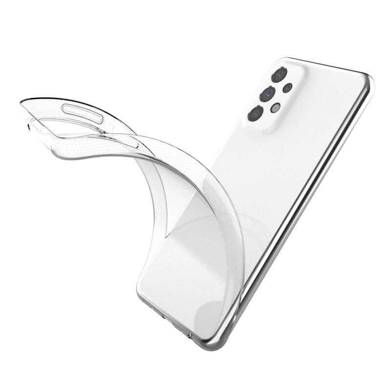 Průhledný gelový obal na mobil Samsung Galaxy A23 4G/5G - průhledný