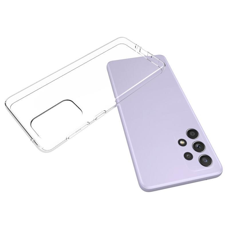 Průhledný gelový obal na mobil Samsung Galaxy A33 5G - průhledný