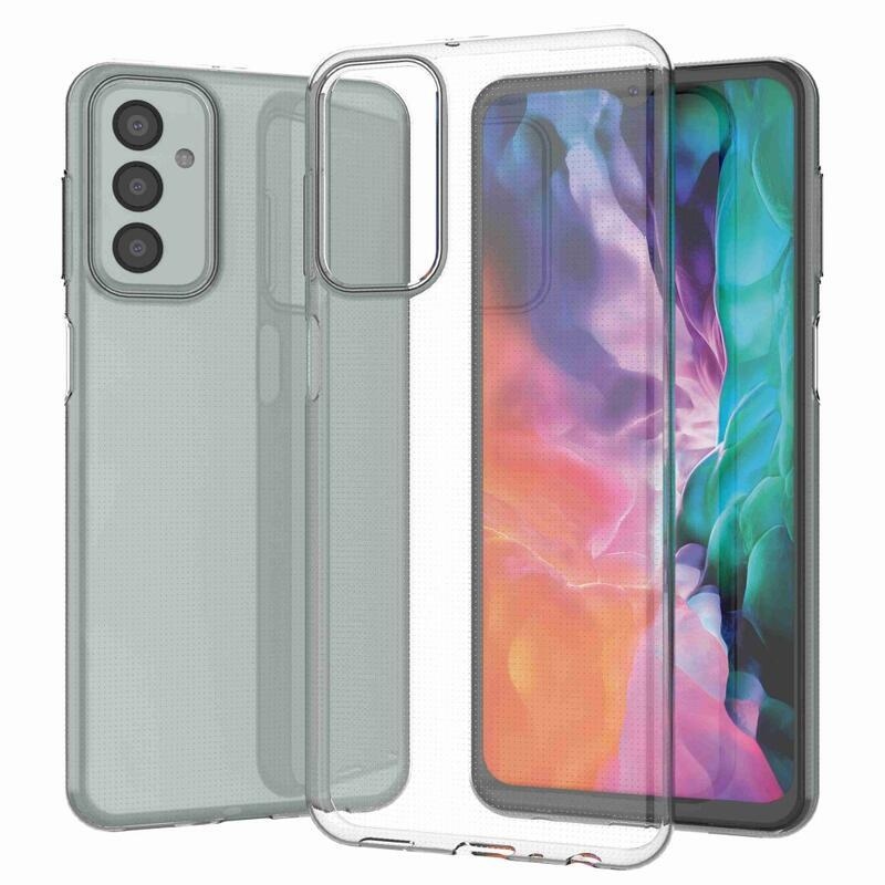Průhledný gelový obal na mobil Samsung Galaxy M23 5G - průhledný