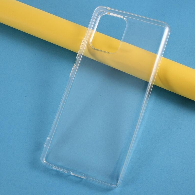 Průhledný gelový obal na mobil Samsung Galaxy S10 Lite - průhledný