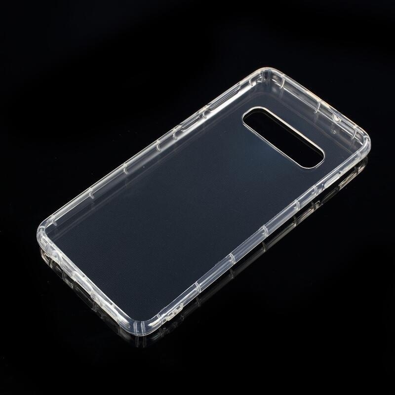 Průhledný gelový obal na mobil Samsung Galaxy S10 - průhledný