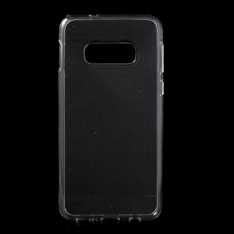 Průhledný gelový obal na mobil Samsung Galaxy S10e - průhledný