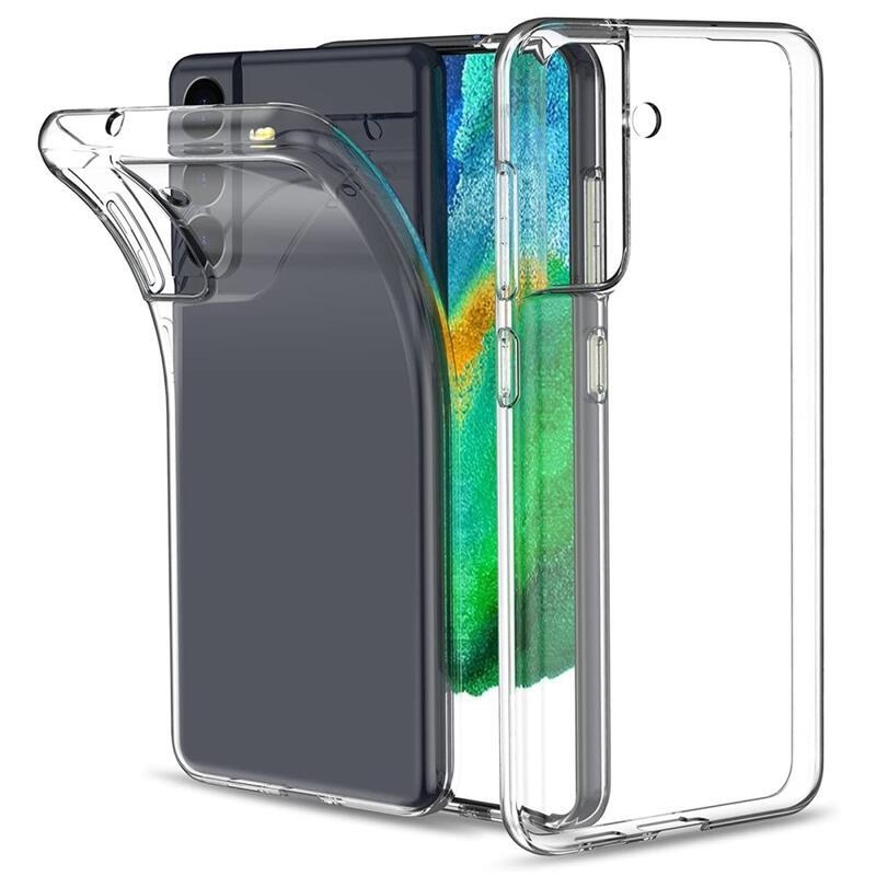 Průhledný gelový obal na mobil Samsung Galaxy S22 5G - průhledný