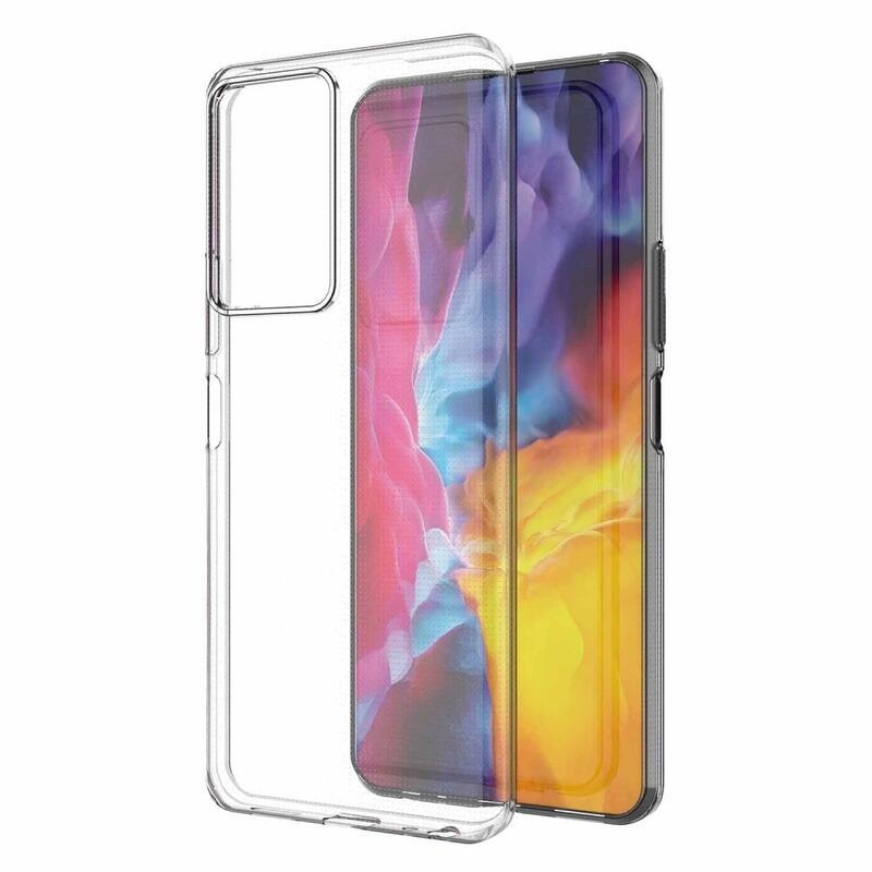 Průhledný gelový obal na mobil Vivo Y76 5G/Y76s - průhledný