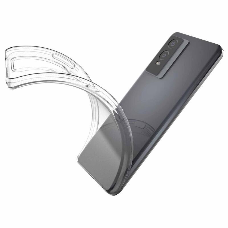 Průhledný gelový obal na mobil Vivo Y76 5G/Y76s - průhledný
