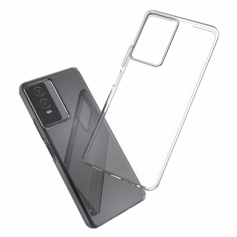 Průhledný gelový obal na mobil Vivo Y76 5G/Y76s - průhledný