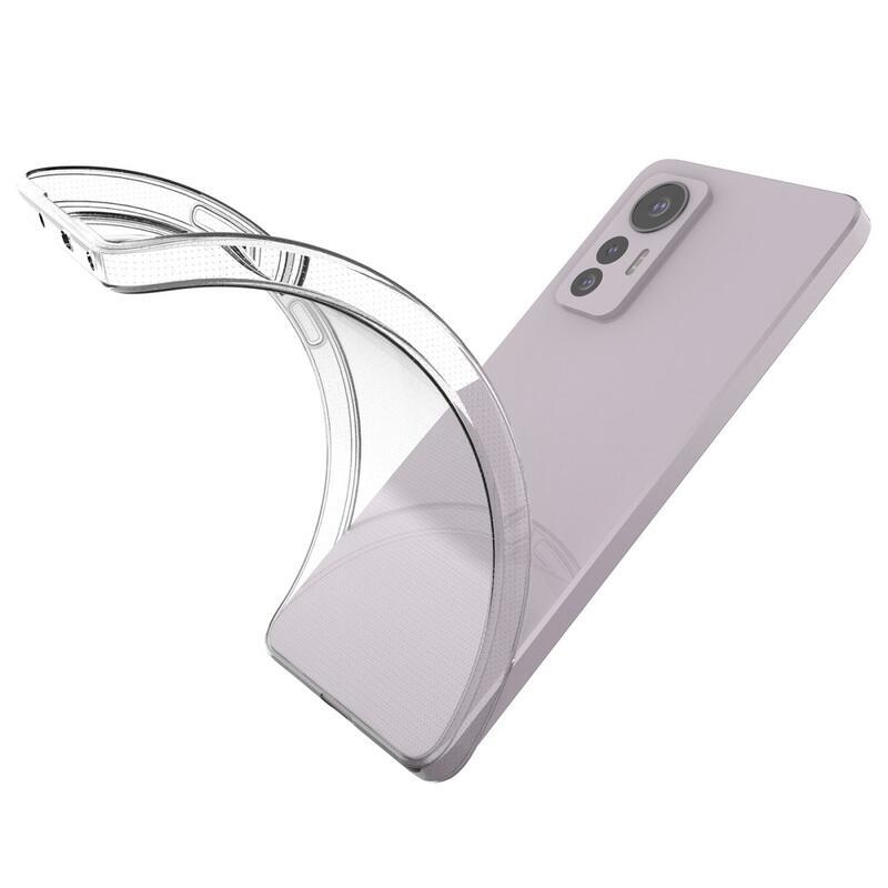 Průhledný gelový obal na mobil Xiaomi 12 Lite - průhledný