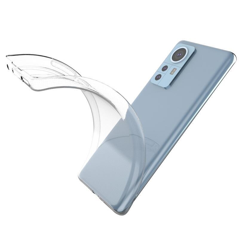 Průhledný gelový obal na mobil Xiaomi 12 Pro - průhledný