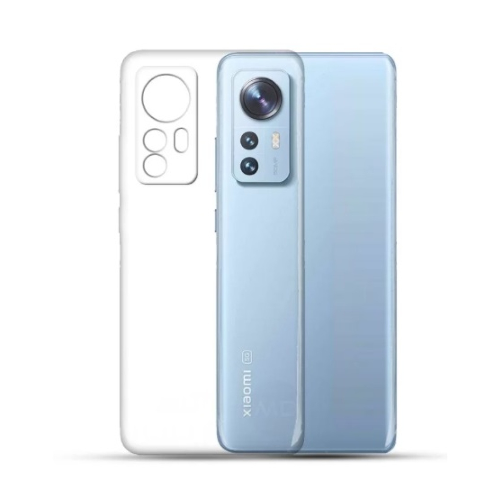 Průhledný gelový obal na mobil Xiaomi 12 Pro - průhledný
