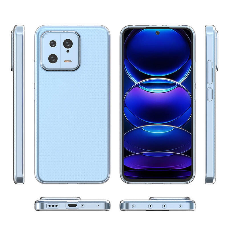 Průhledný gelový obal na mobil Xiaomi 13 - průhledný