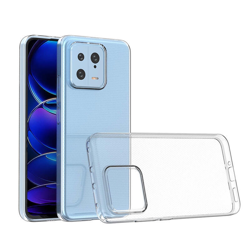 Průhledný gelový obal na mobil Xiaomi 13 - průhledný
