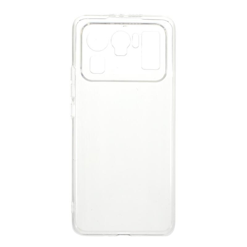 Průhledný gelový obal na mobil Xiaomi Mi 11 Ultra - průhledný