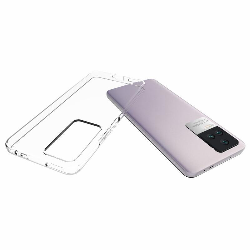 Průhledný gelový obal na mobil Xiaomi Poco F4 5G - průhledný