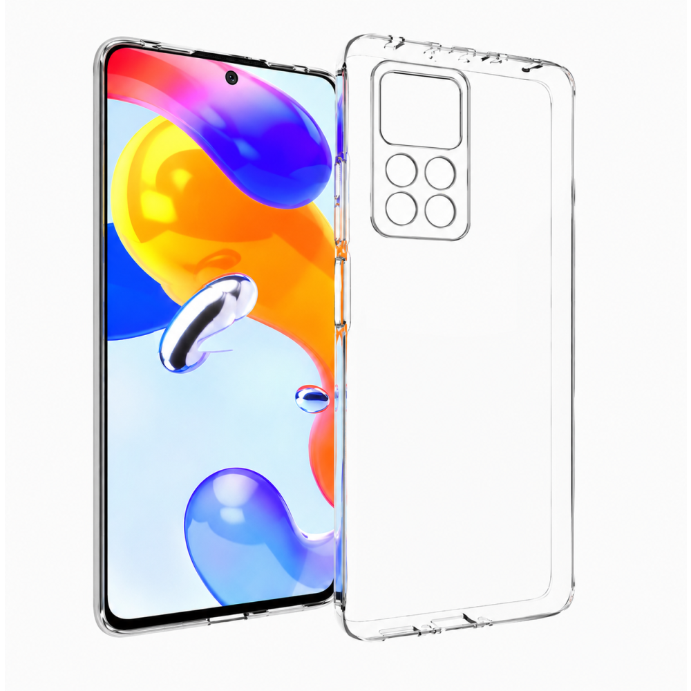 Průhledný gelový obal na mobil Xiaomi Redmi Note 11 Pro 4G/5G - průhledný