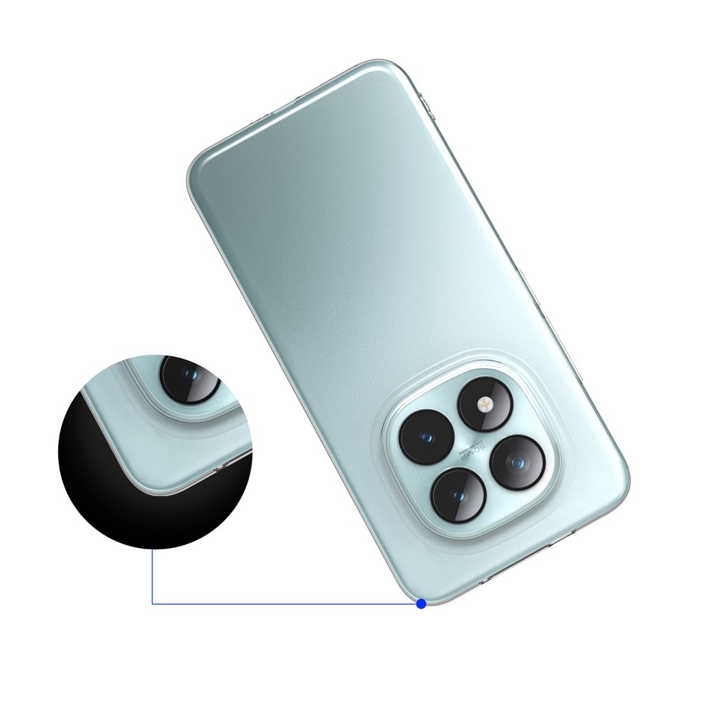 Průhledný gelový obal na mobil Xiaomi Redmi Note 15 Pro 4G - průhledný