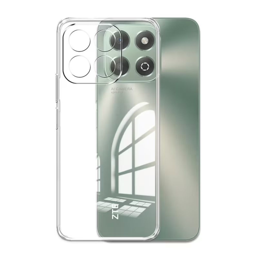 Průhledný gelový obal na mobil ZTE Blade A35 - průhledný