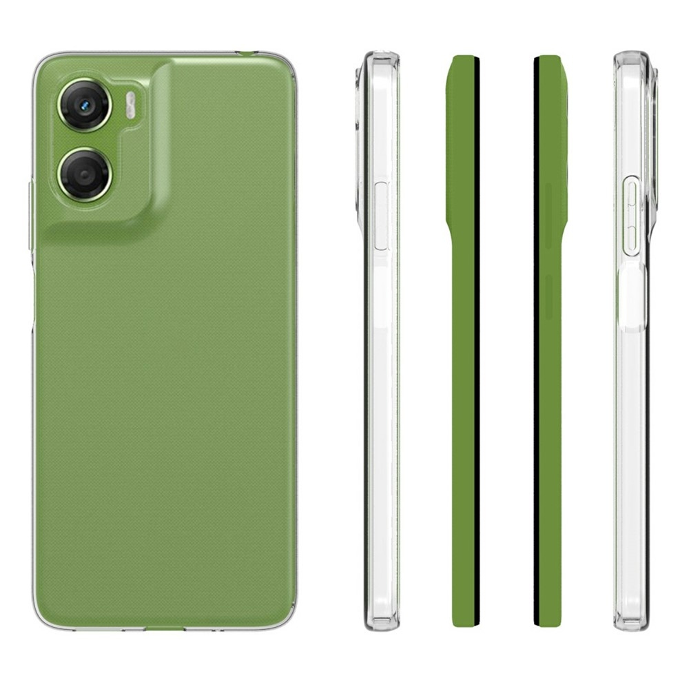 Průhledný gelový obal na Motorola Moto G06/G06 Power - průhledný