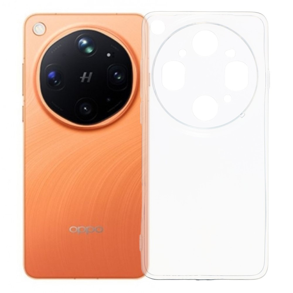 Průhledný gelový obal na Oppo Find X9 Ultra 5G - průhledný