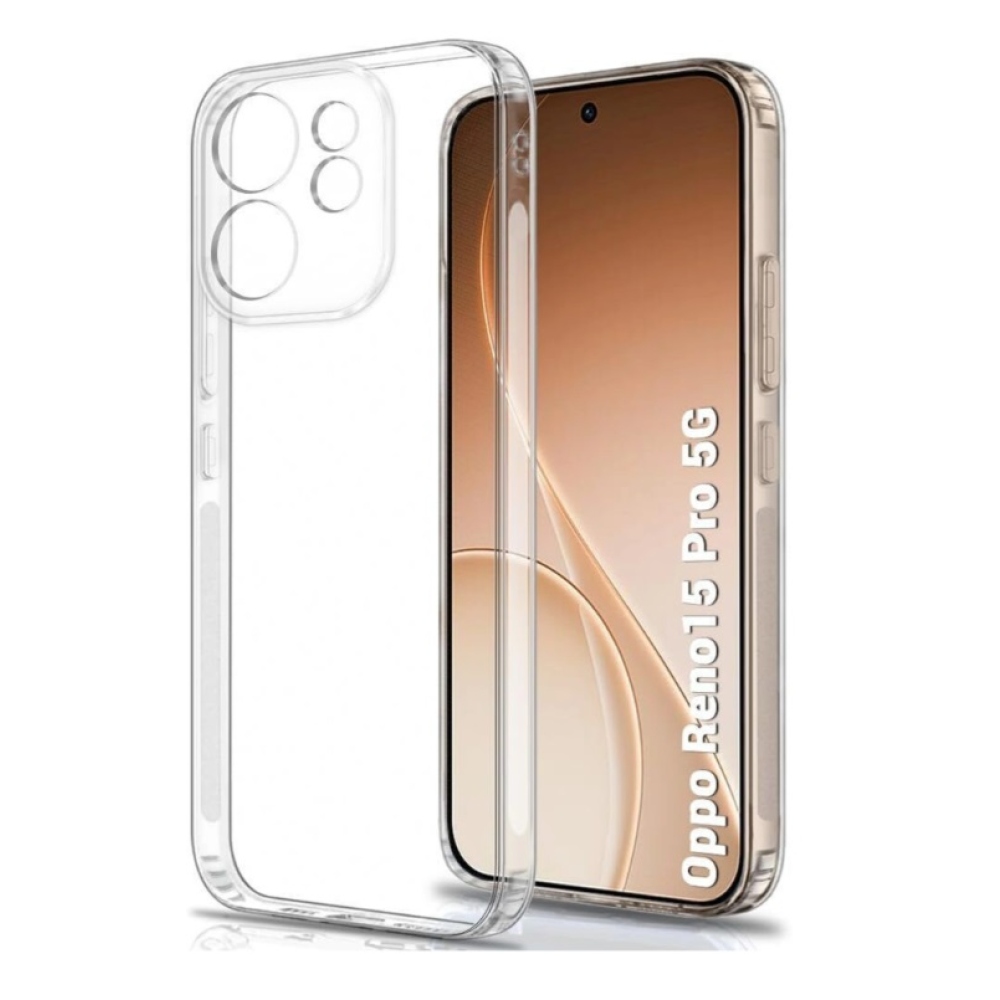 Průhledný gelový obal na Oppo Reno 15 Pro 5G - průhledný