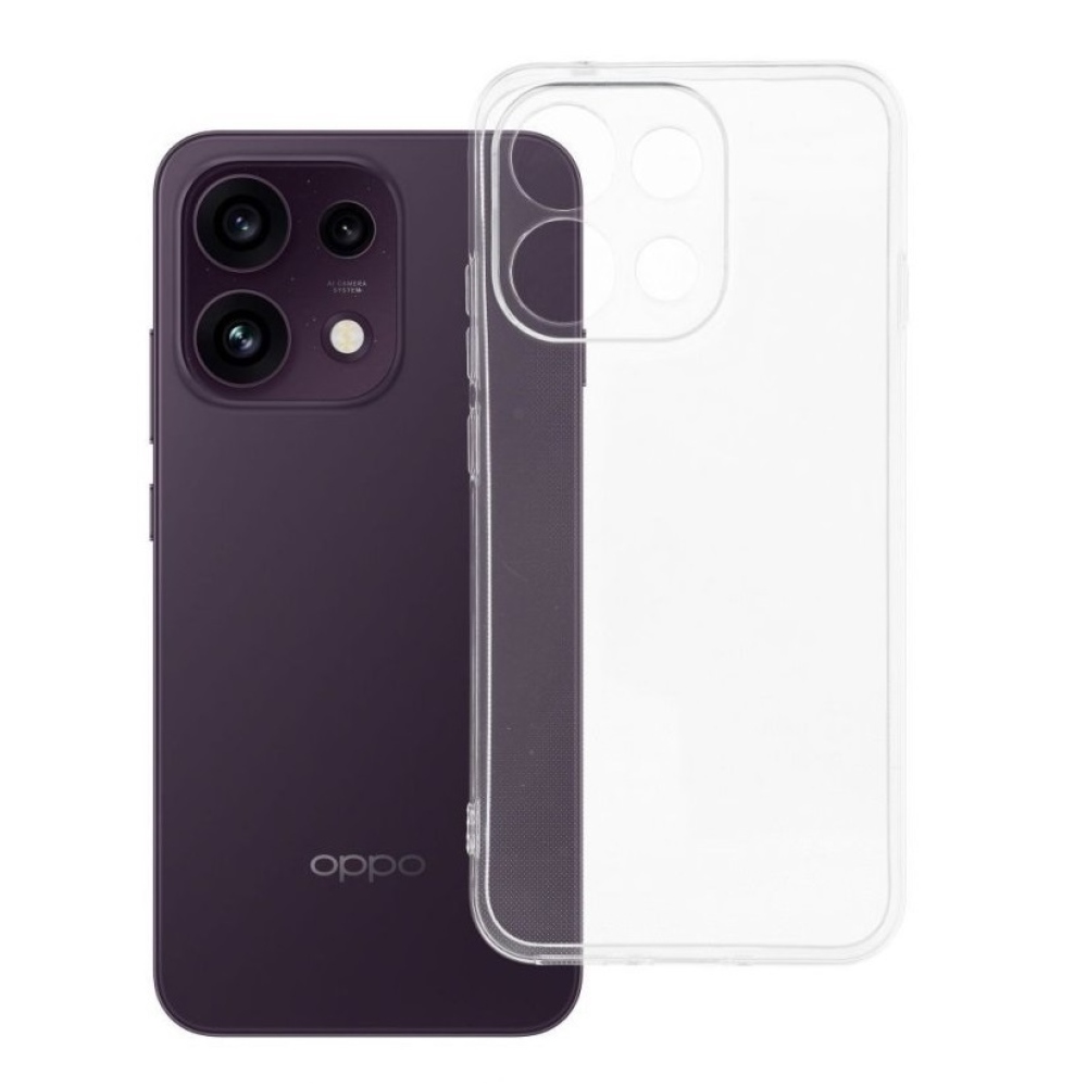 Průhledný gelový obal na Oppo Reno 16 FS - průhledný