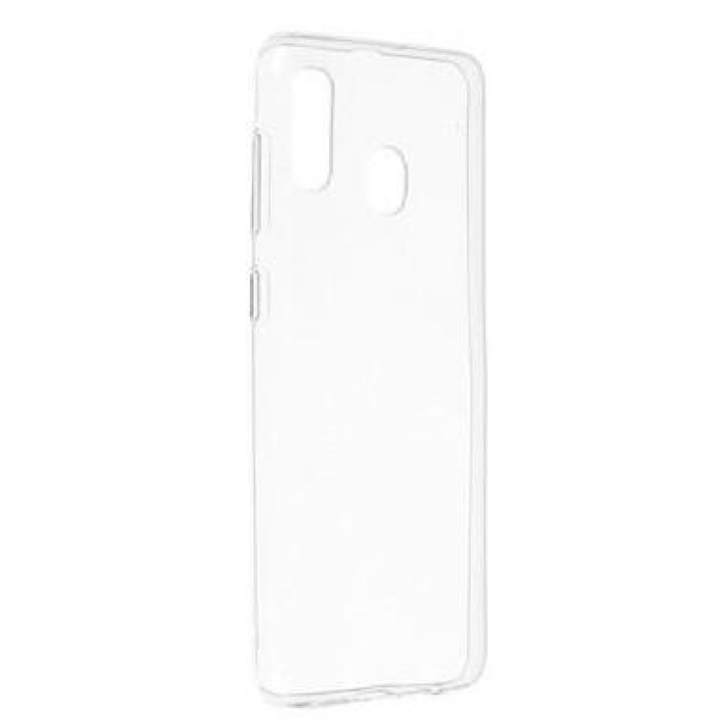 Průhledný gelový obal na Samsung Galaxy A30 - průhledný