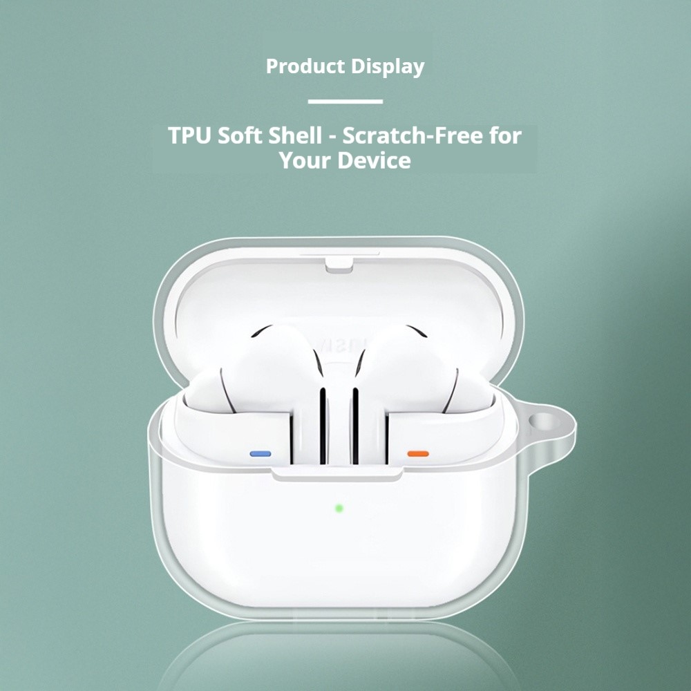 Průhledný gelový obal na Samsung Galaxy Buds3 FE/Buds3 Pro/Buds3