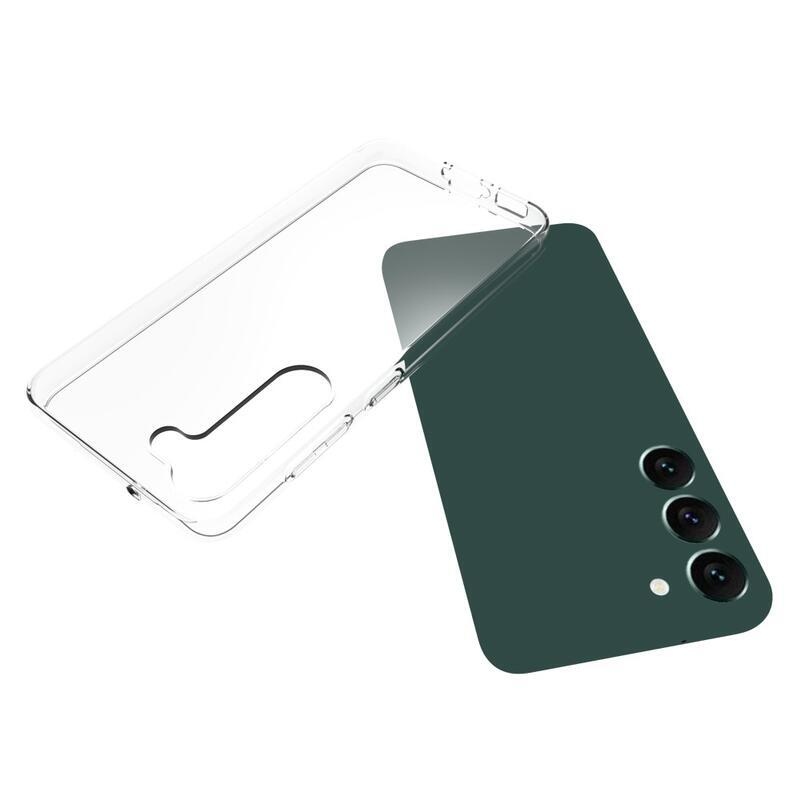 Průhledný gelový obal na Samsung Galaxy S23+ 5G - průhledný