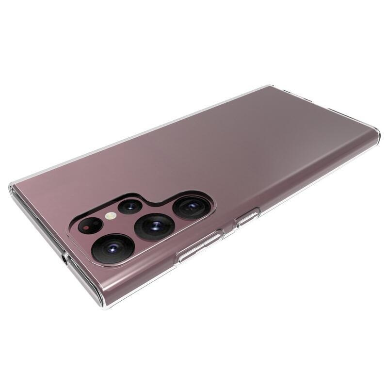 Průhledný gelový obal na Samsung Galaxy S23 Ultra - průhledný