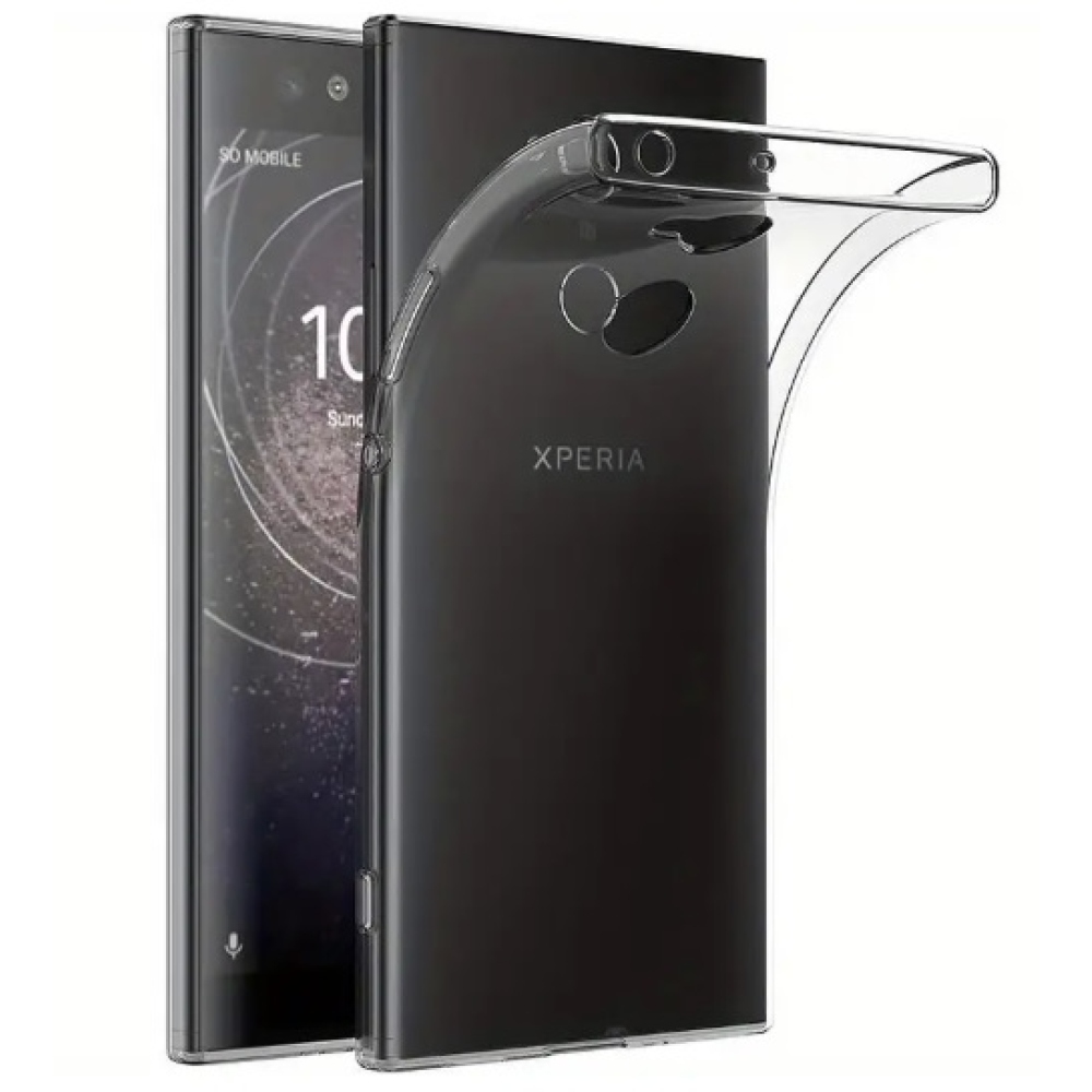 Průhledný gelový obal na Sony Xperia XA2 Ultra - průhledný