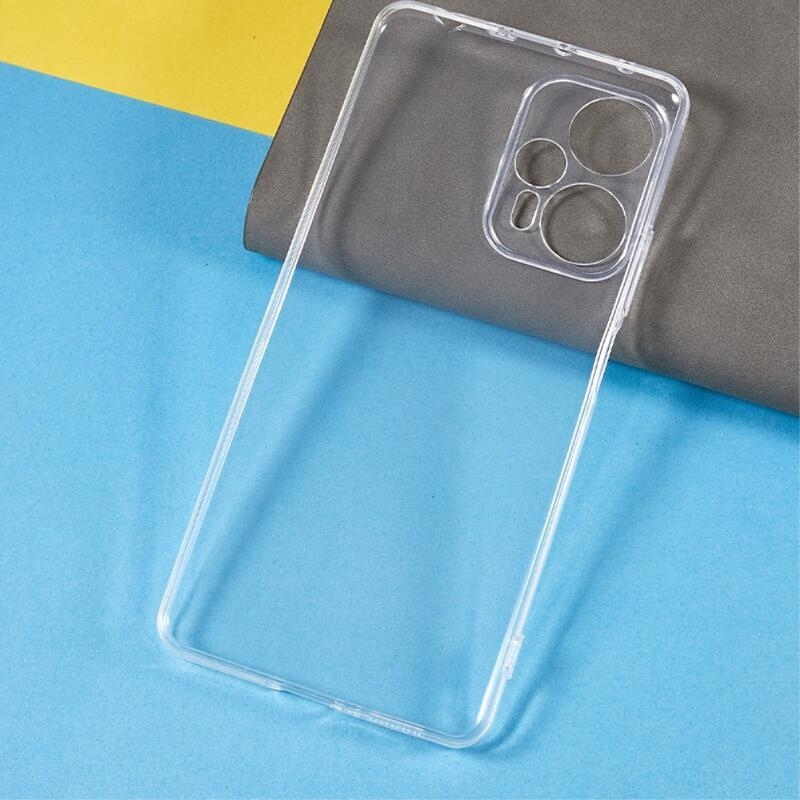 Průhledný gelový obal na Xiaomi Poco F5 - průhledný