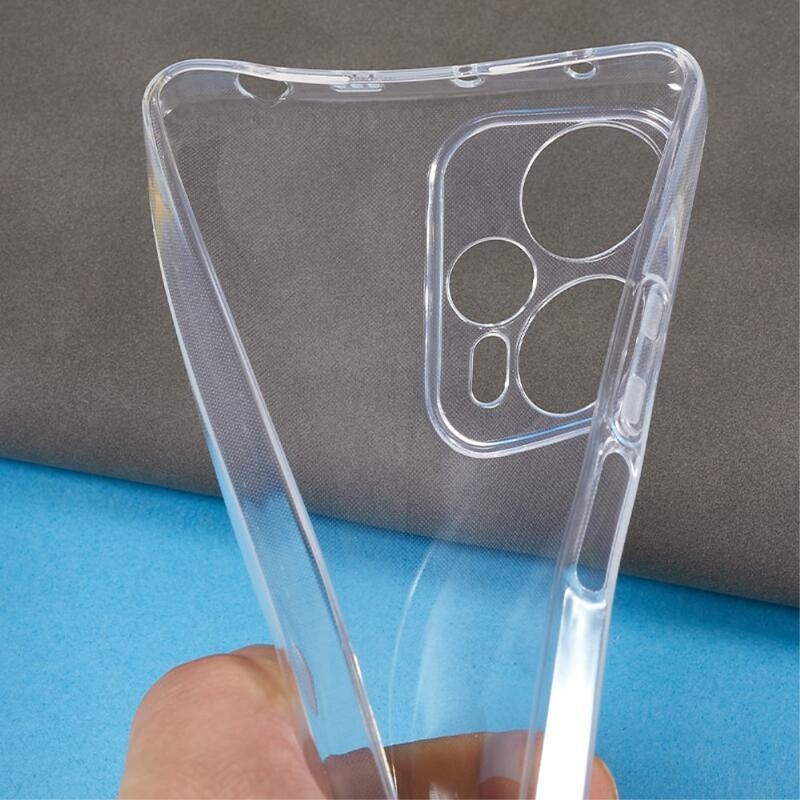 Průhledný gelový obal na Xiaomi Poco F5 - průhledný