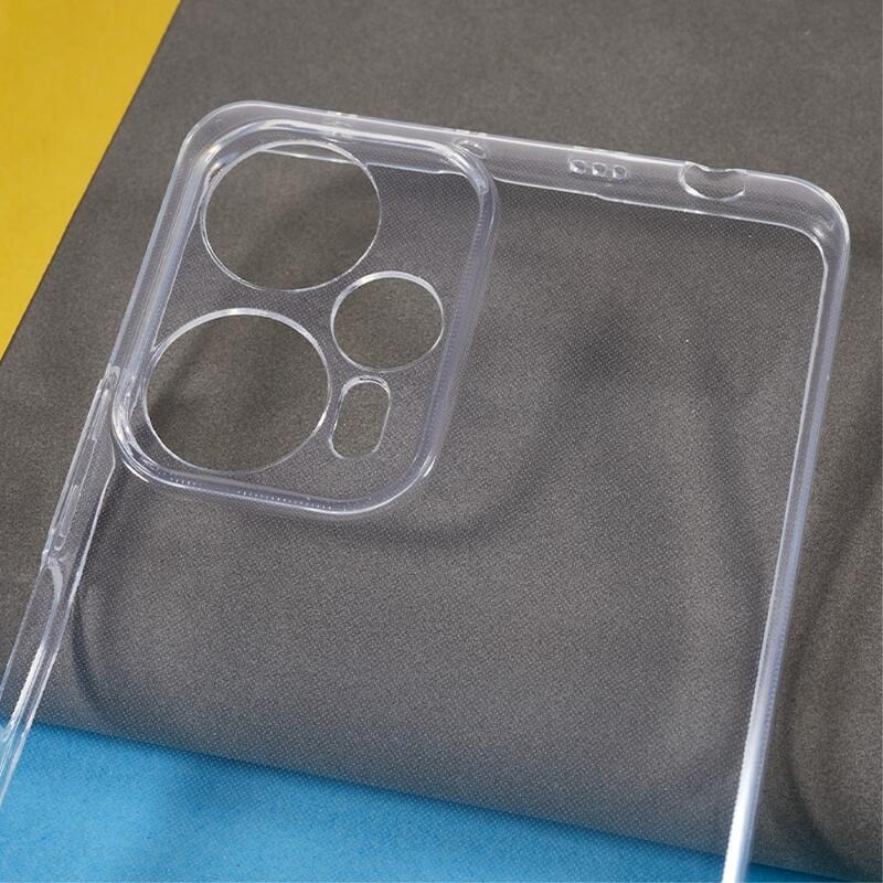 Průhledný gelový obal na Xiaomi Poco F5 - průhledný