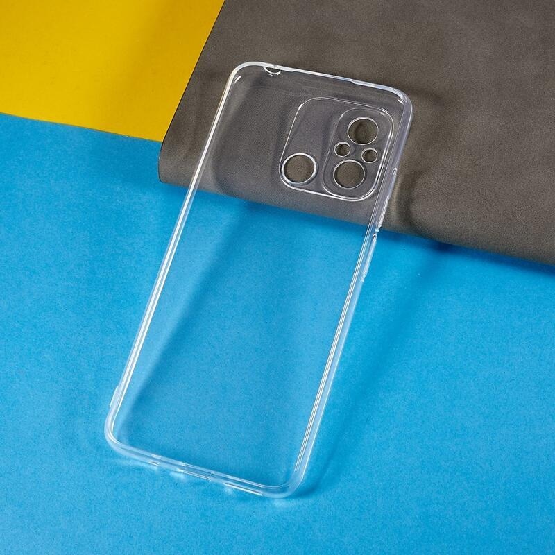 Průhledný gelový obal na Xiaomi Redmi 12C - průhledný